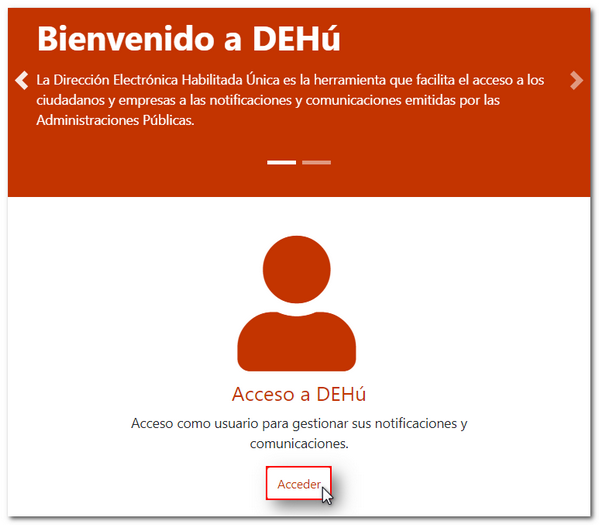 Acceder a DEHú
